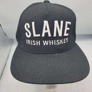 Slane Irish Whiskey Adults Hat Cap Black Adjustable Comfort Casual Outdoors